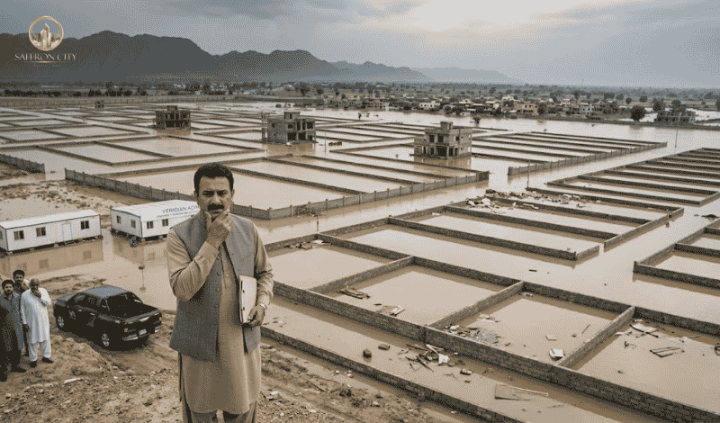 Step-by-step guide to checking a housing society's legal approval, NOC status, and land records in Pakistan
